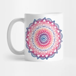 Ocean Sunset Mandala Mug